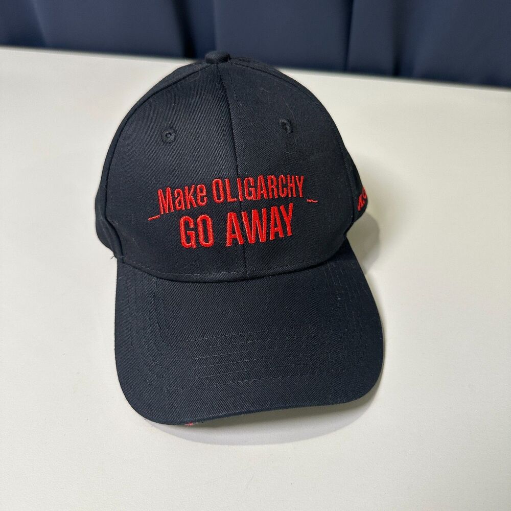 Make Oligarchy Go Away Political Protest Cap Adjustable Embroidered Hat MOGA